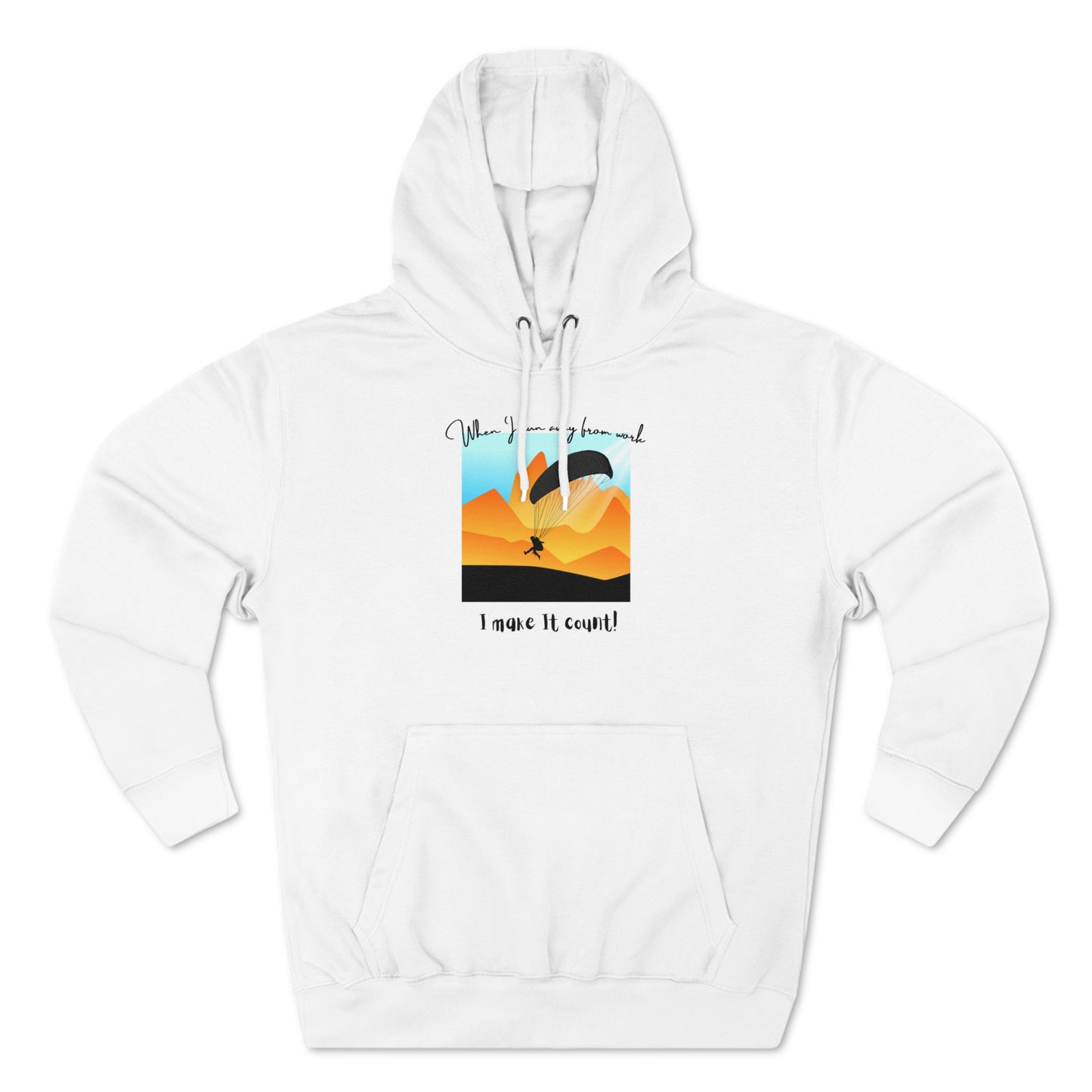 When I run Unisex Premium Pullover Hoodie