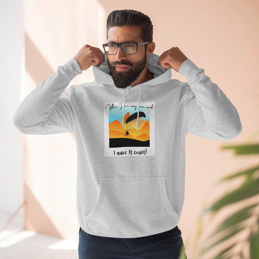 When I run Unisex Premium Pullover Hoodie