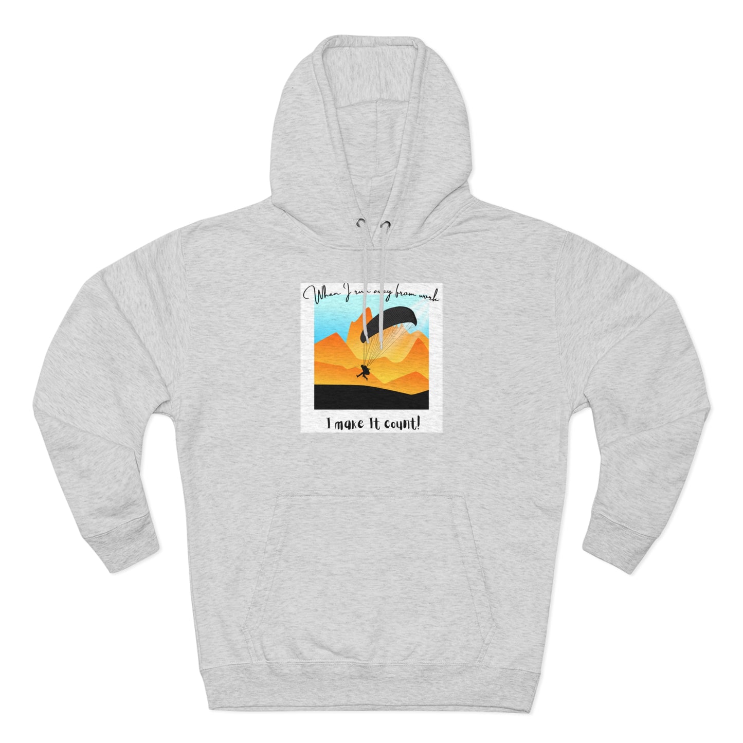 When I run Unisex Premium Pullover Hoodie