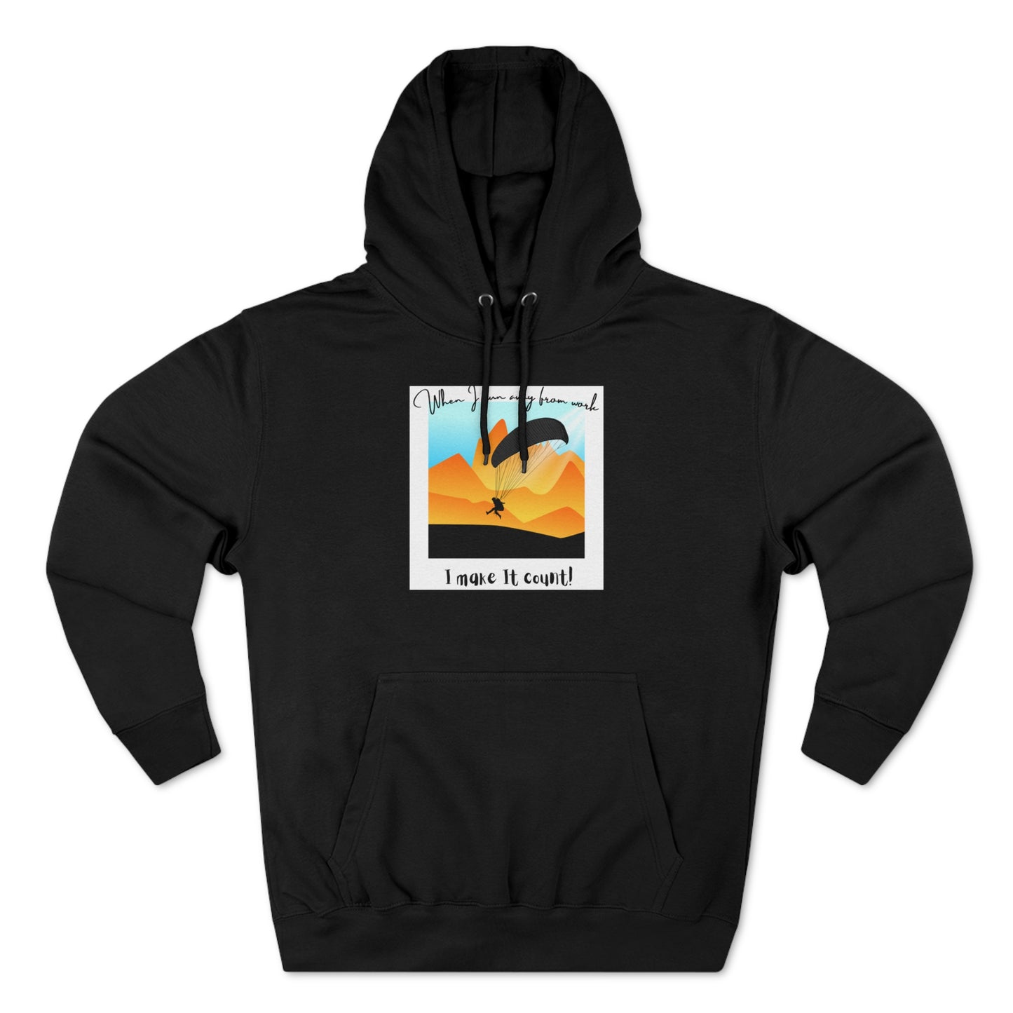 When I run Unisex Premium Pullover Hoodie